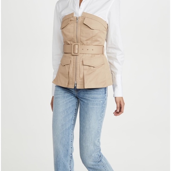 My Self Portrait. Strapless Canvas top! - Picture 7 of 12